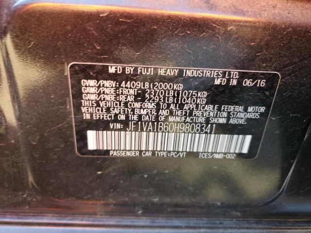 JF1VA1B60H9808341 Subaru WRX