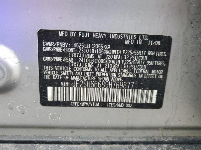 JF2SH66689H769877 Subaru Forester 2.5xt Limited