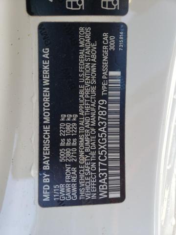 2016 BMW 435 XI WBA3T7C5XG5A37879