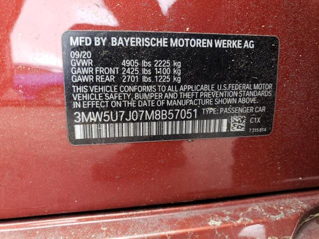 2021 BMW M340I - 3MW5U7J07M8B57051