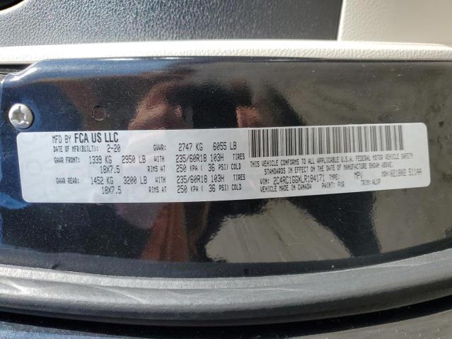 2020 CHRYSLER PACIFICA L - 2C4RC1GGXLR184171