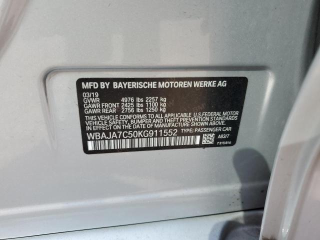 2019 BMW 530 XI - WBAJA7C50KG911552
