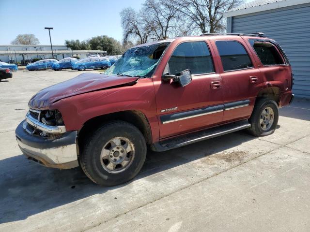 Chevrolet Tahoe salvage cars for sale: 2001 Chevrolet Tahoe K1500