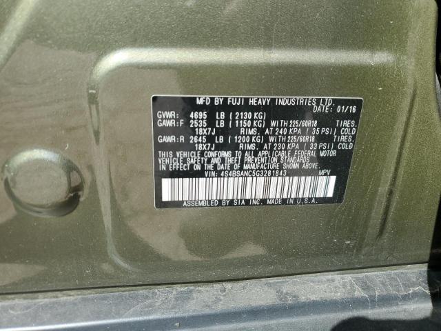 4S4BSANC5G3281843 Subaru Outback 2.5i Limited