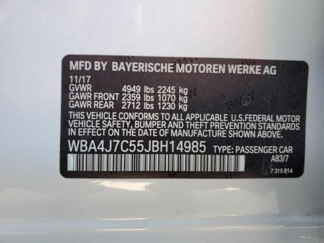 2018 BMW 440XI GRAN - WBA4J7C55JBH14985