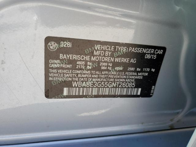 WBA8E3G55GNT26085 BMW 328 Xi Sulev