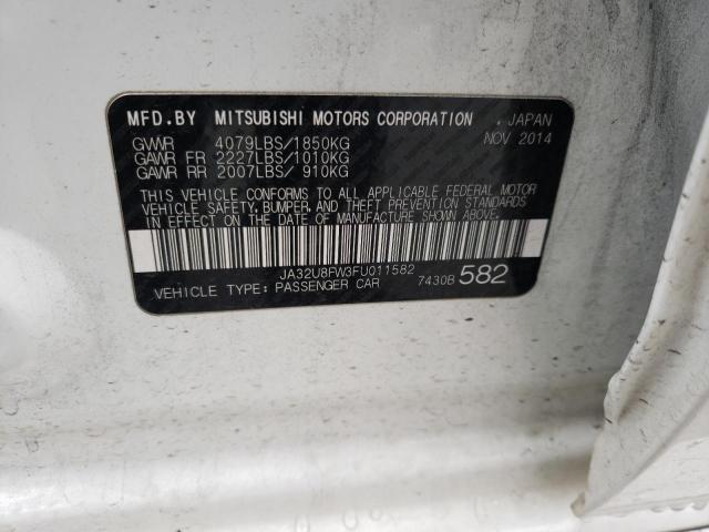 2015 MITSUBISHI LANCER GT JA32U8FW3FU011582
