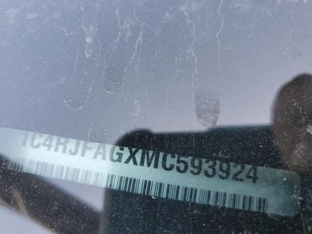 1C4RJFAGXMC593924 Jeep Grand Cherokee Laredo