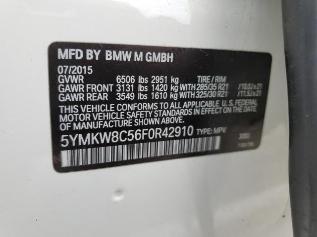 2015 BMW X6 M - 5YMKW8C56F0R42910