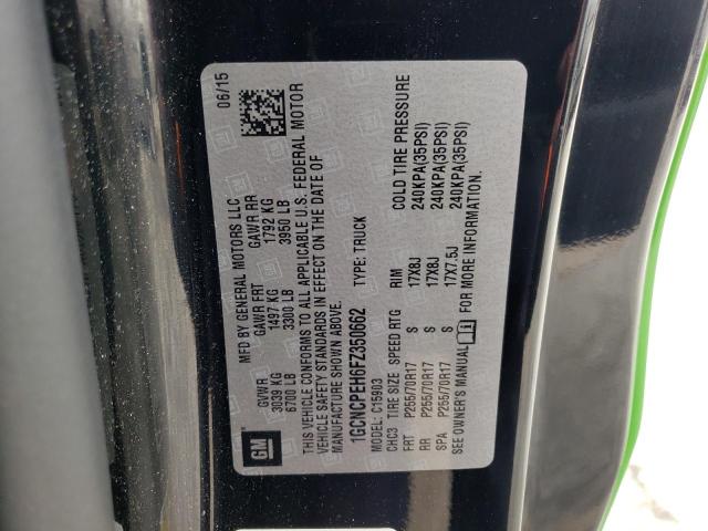 2015 CHEVROLET SILVERADO2 1GCNCPEH6FZ350662