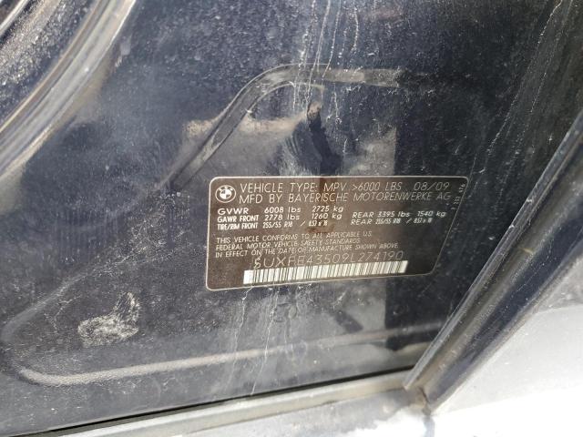 5UXFE43509L274190 BMW X5 Xdrive30i