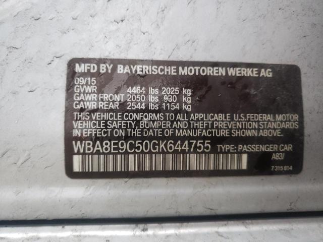 2016 BMW 328 I SULE - WBA8E9C50GK644755