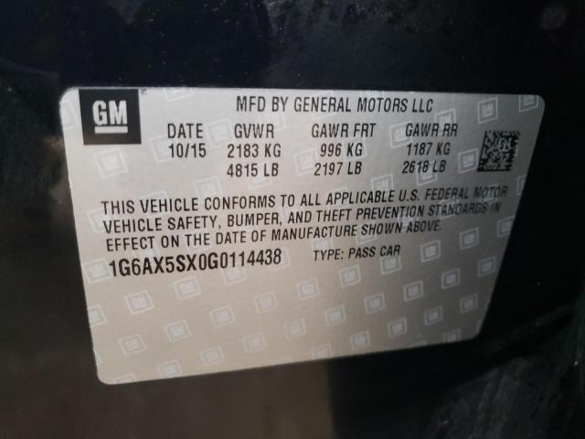 1G6AX5SX0G0114438 Cadillac Cts Luxury Collection