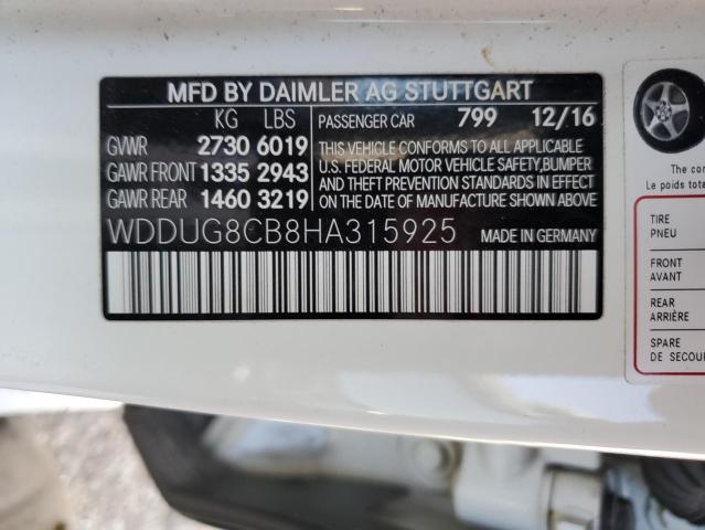 WDDUG8CB8HA315925 Mercedes-Benz S 550