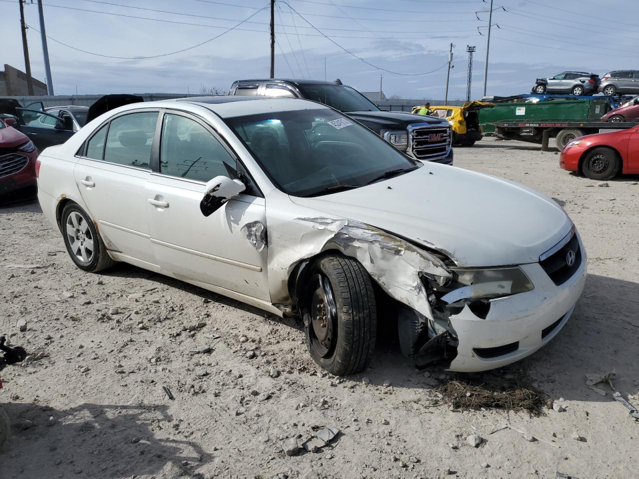 5NPET46F38H304955 2008 Hyundai Sonata Gls