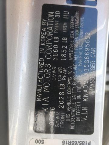 KNADM4A35G6695652 KIA RIO LX