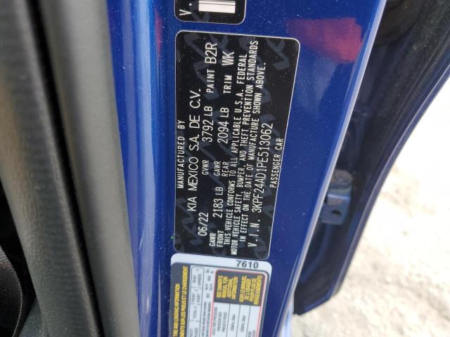 3KPF24AD1PE513062 KIA FORTE LX