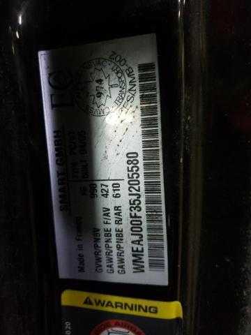 WMEAJ00F35J205580 Smart Fortwo