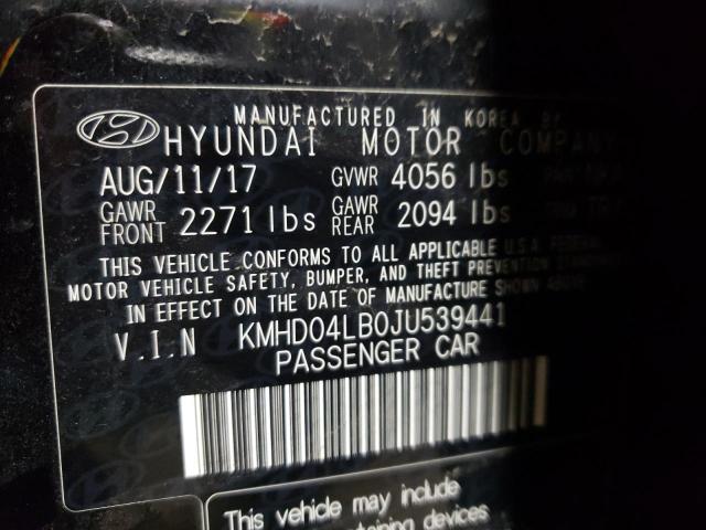 2018 HYUNDAI ELANTRA SP - KMHD04LB0JU539441
