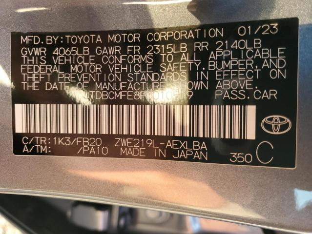JTDBCMFE8P3010519 Toyota COROLLA LE