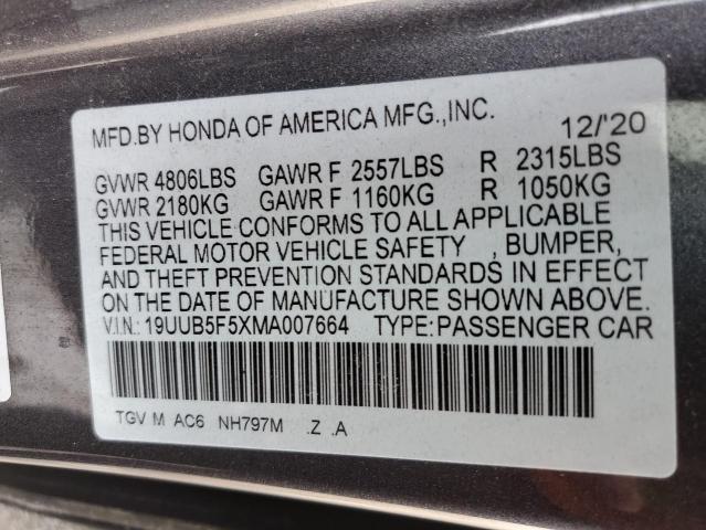 2021 ACURA TLX TECH A - 19UUB5F5XMA007664