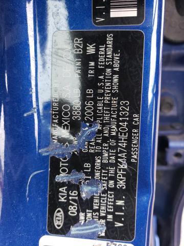 3KPFK4A74HE041323 KIA FORTE LX