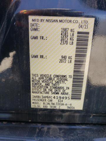 1N4BL3AP6FC419495 Nissan Altima 3.5s