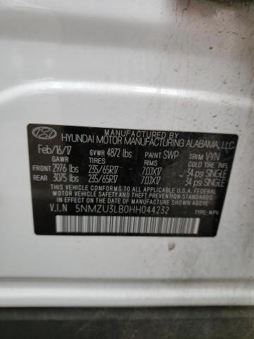 5NMZU3LB0HH044232 Hyundai SANTA FE SPORT
