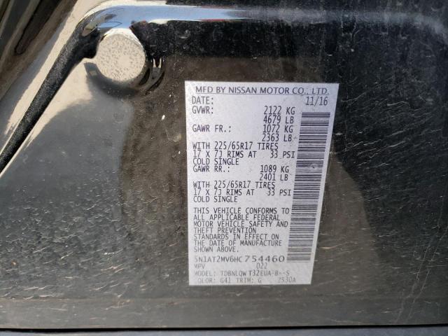 5N1AT2MV6HC754460 Nissan ROGUE SV