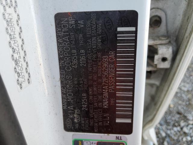 KNAGM4A72F5629693 KIA Optima Lx