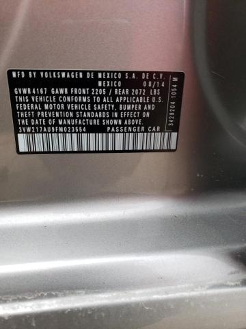 2015 VOLKSWAGEN GOLF - 3VW217AU9FM023554