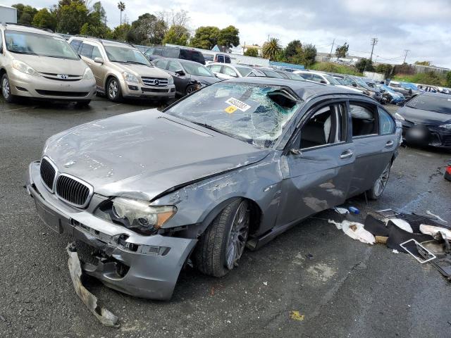 BMW 7 Series salvage cars for sale: 2007 BMW 750