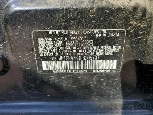 JF1GPAZ63F8205707 Subaru Impreza Sport Limited