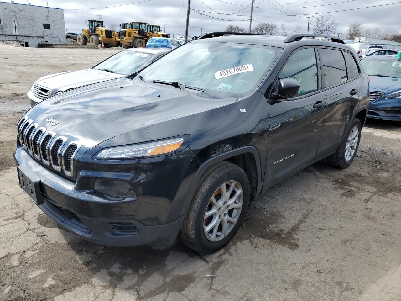 2016 Jeep Cherokee Sport vin: 1C4PJLAB8GW376207