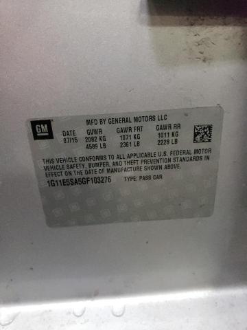 2016 CHEVROLET MALIBU LIM - 1G11E5SA5GF103276