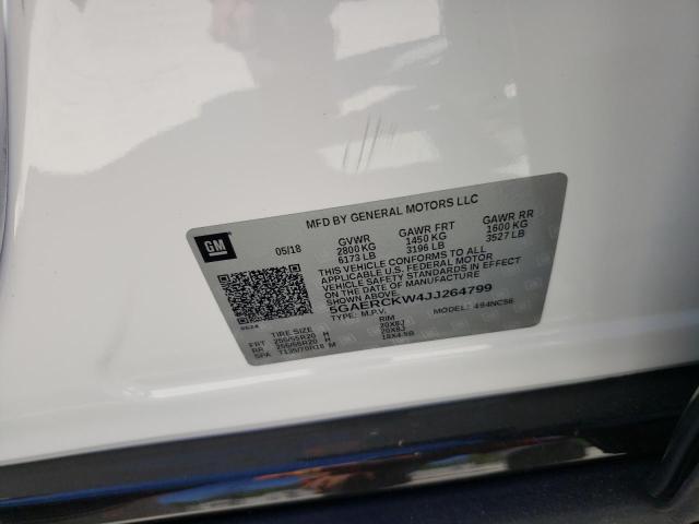 2018 BUICK ENCLAVE PR - 5GAERCKW4JJ264799