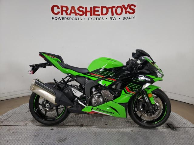 Salvage motorcycles for sale at Dallas, TX auction: 2023 Kawasaki ZX636 K