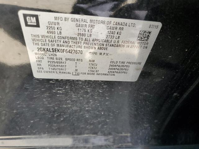 2GKALSEK0F6427670 GMC Terrain Slt