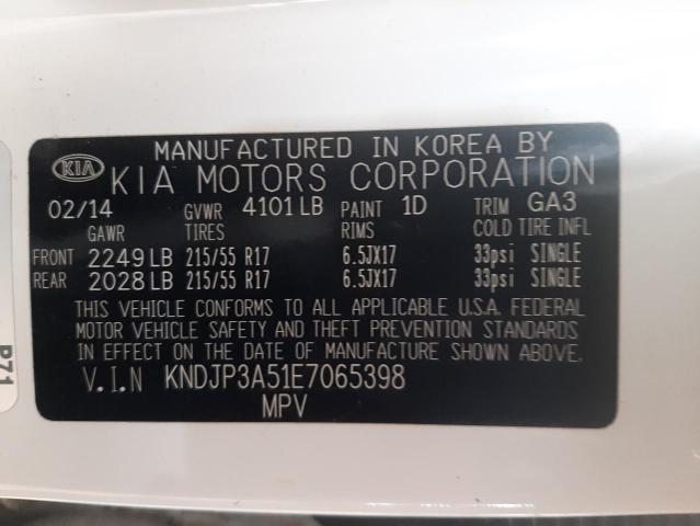KNDJP3A51E7065398 KIA SOUL +