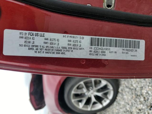 2C3CDXHG3LH160101 Dodge CHARGER GT