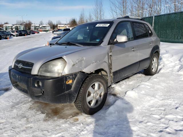 Salvage cars for sale from Copart Anchorage, AK: 2005 Hyundai Tucson GLS