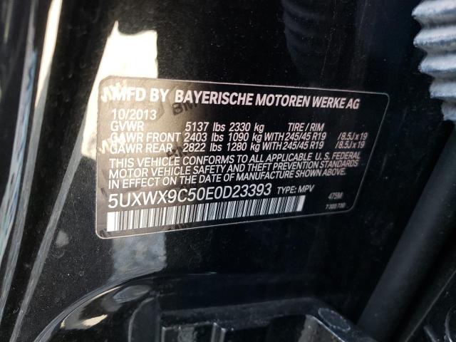 5UXWX9C50E0D23393 BMW X3 Xdrive28i