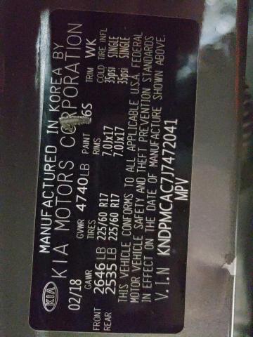 KNDPMCAC7J7472041 KIA Sportage Lx