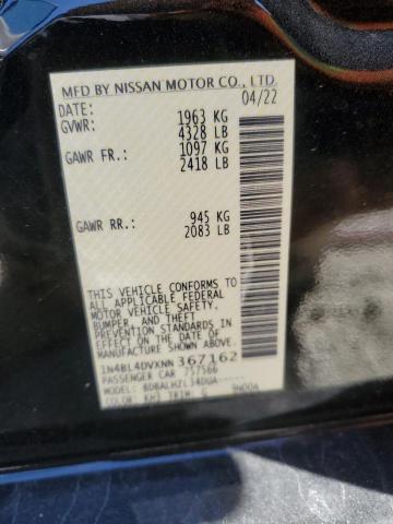 2022 NISSAN ALTIMA SV - 1N4BL4DVXNN367162