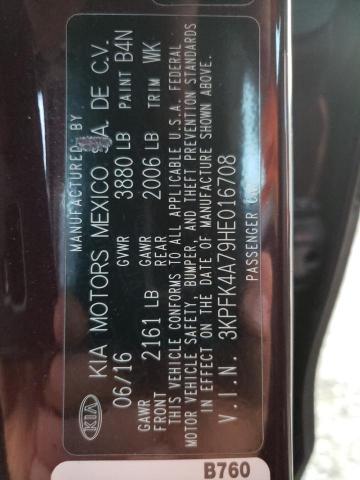 3KPFK4A79HE016708 KIA FORTE LX