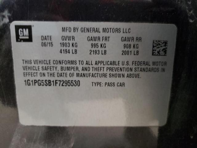 2015 CHEVROLET CRUZE LTZ - 1G1PG5SB1F7295530