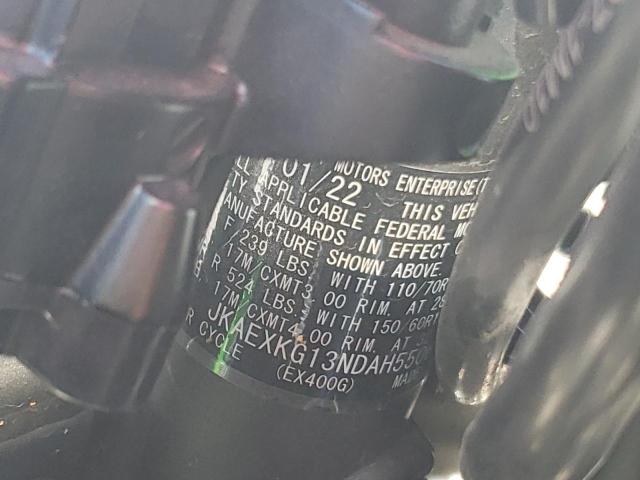 2022 KAWASAKI EX400 - JKAEXKG13NDAH5506