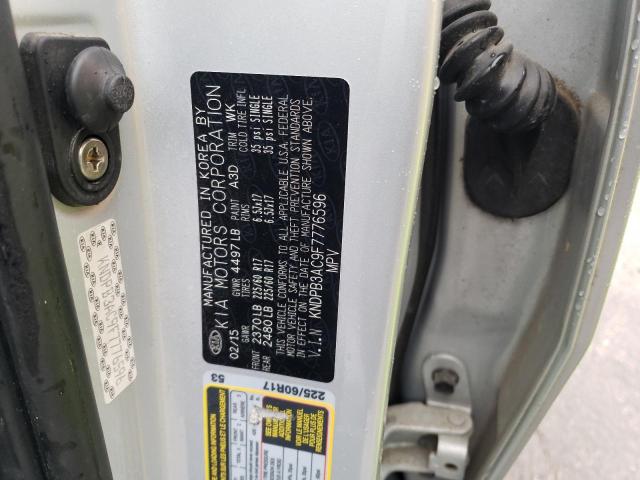 KNDPB3AC9F7776596 KIA Sportage Lx