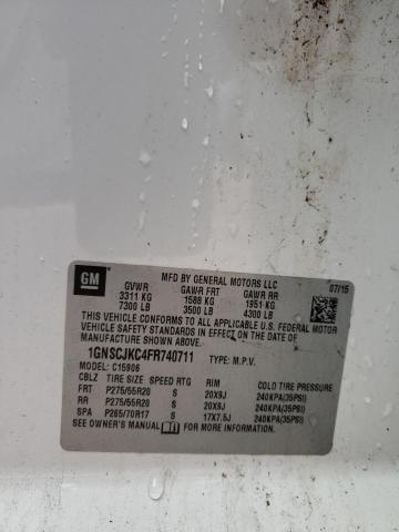 1GNSCJKC4FR740711 Chevrolet Suburban C1500 Lt