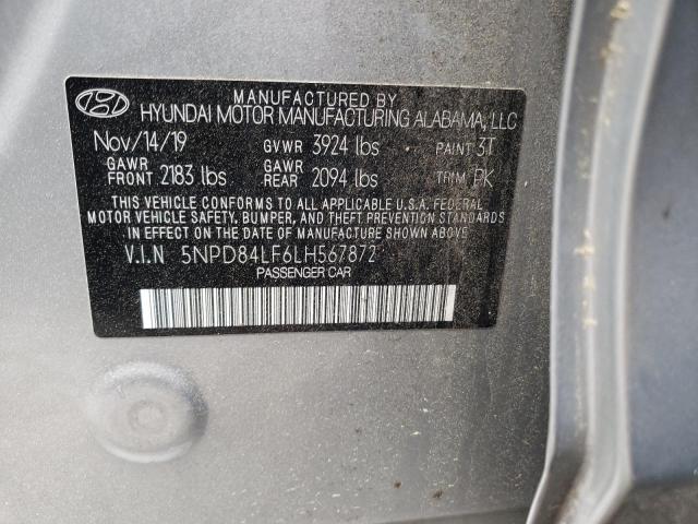 2020 HYUNDAI ELANTRA SE - 5NPD84LF6LH567872